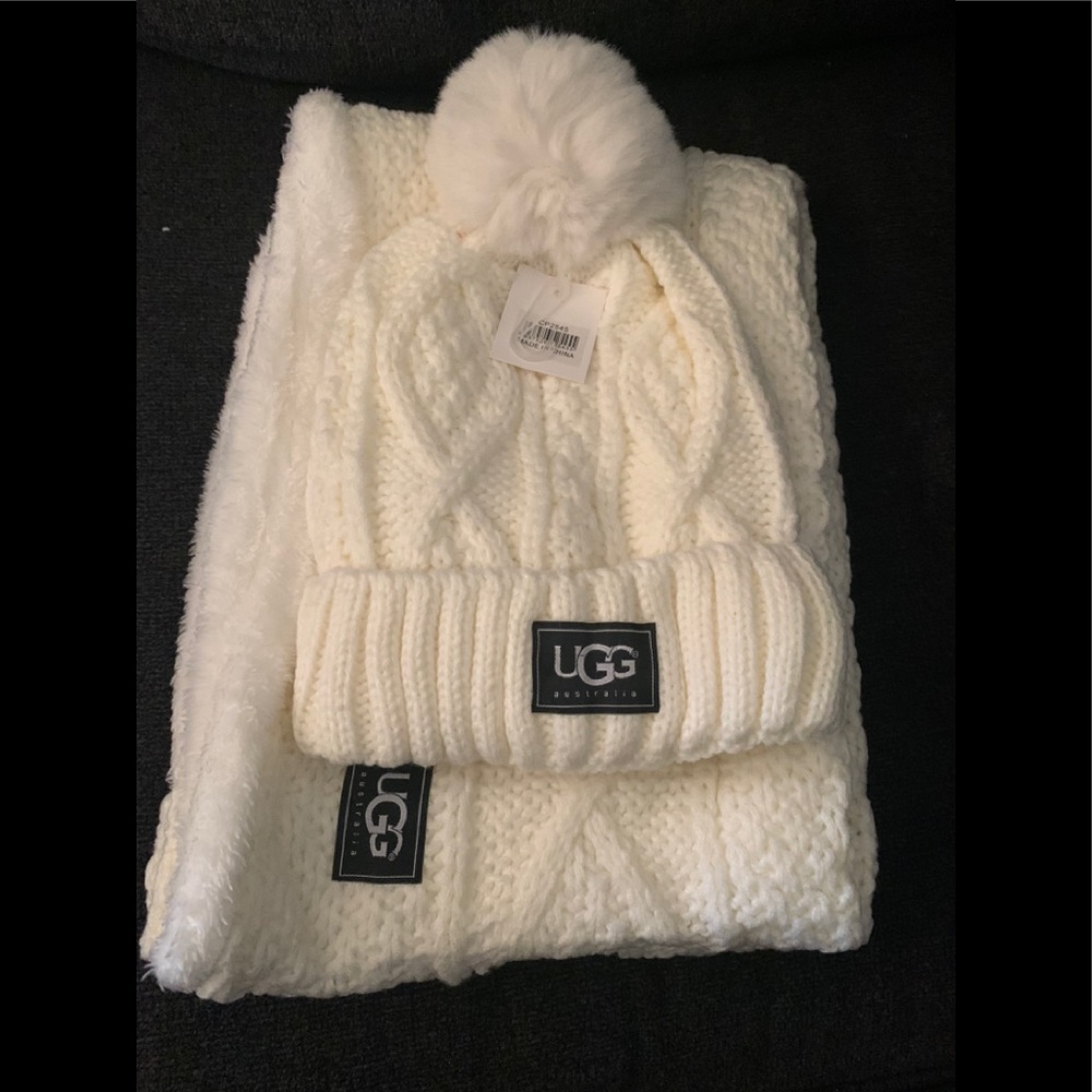 Ugg hat and scarf